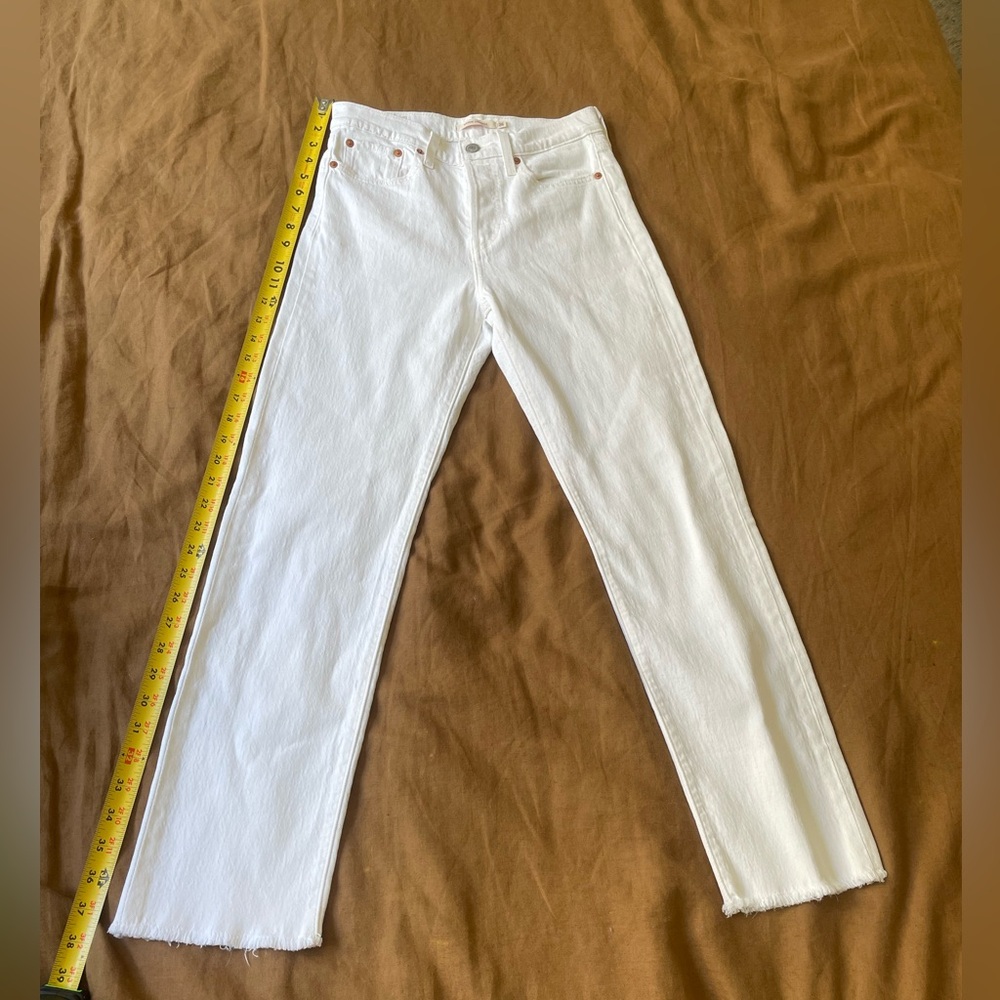 Levi's Women's Straight Jeans in White